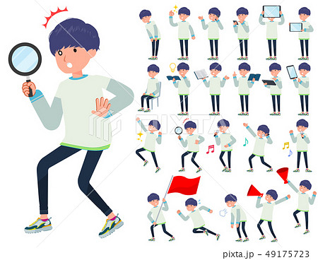 flat type skinny pants man_Action flat type skinny pants man_Action 49175723