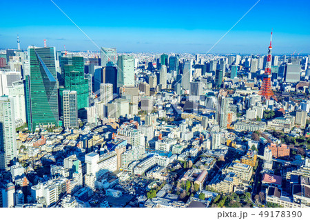 六本木ヒルズからの展望　東京タワー　【東京都】 49178390