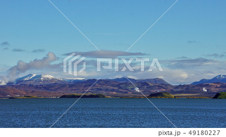 Myvatn lake in Northern Iceland.  49180227