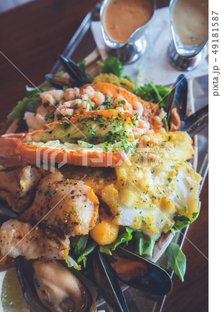 Icelandic seafood plate cuisine national food. Icelandic seafood plate cuisine national food. 49181587