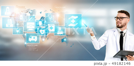 Doctor with Medical Healthcare Research Concept 49182146