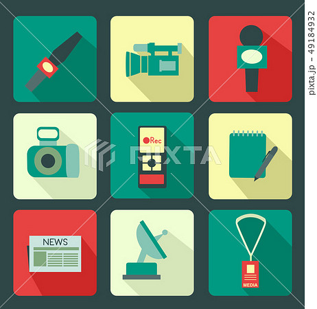 Media Icons Illustration 49184932