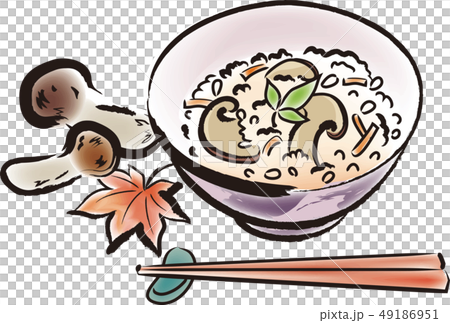 松茸蘑菇飯 49186951