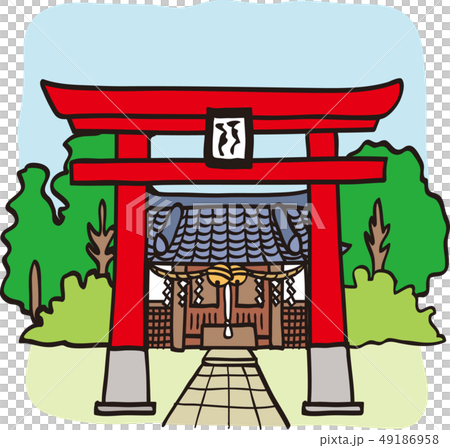 神社のイラスト素材