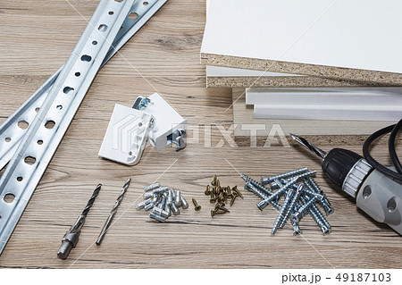 Installation of chipboard furniture Installation of chipboard furniture 49187103