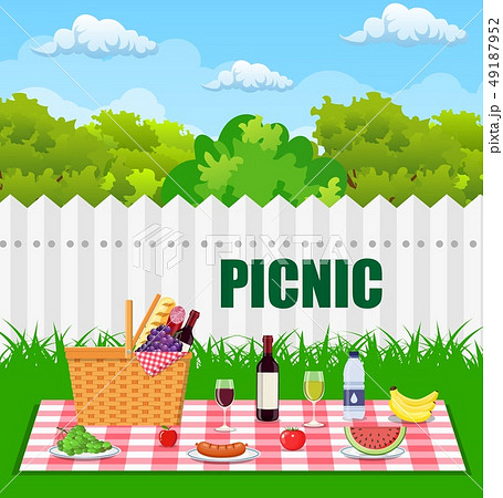 barbecue grill and kitchen utensils 49187952