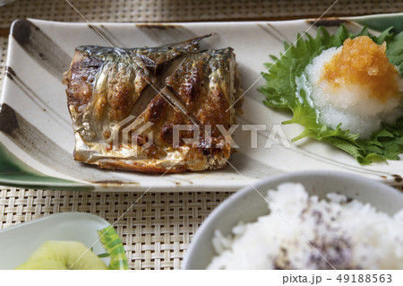 鯖の塩焼き 鯖の塩焼き 49188563