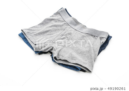 men underwear on white background 49190261