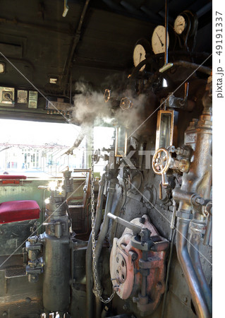 大井川鐡道 蒸気機関車の運転室｜C11形SLキャブの内部と操作機器 49191337