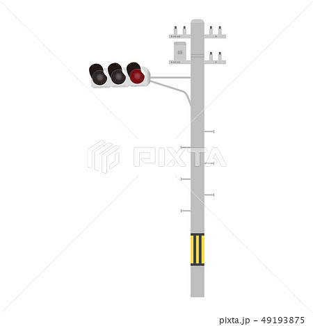 信号機のイラスト素材
