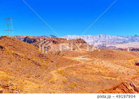 Beautiful scenic views of the state of Nevada. 49197934