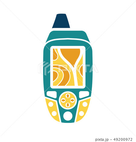 Portable GPS device icon 49200972