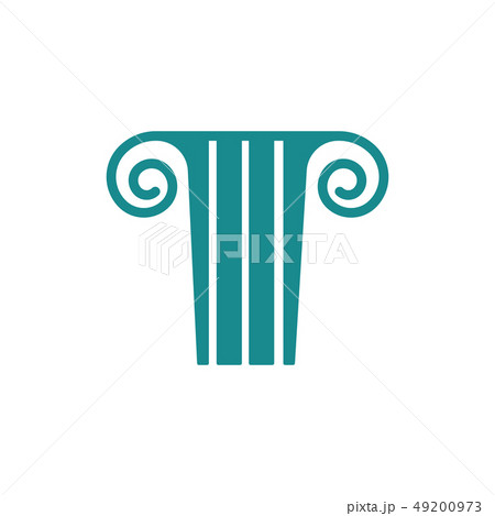 Antique column  icon 49200973