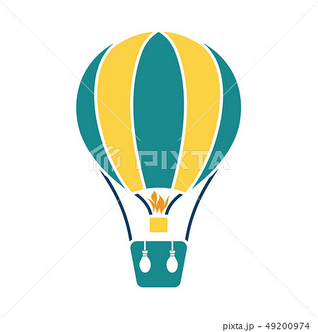 Hot air balloon icon 49200974