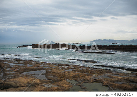 Small shore in Yehliu Geopark 49202217