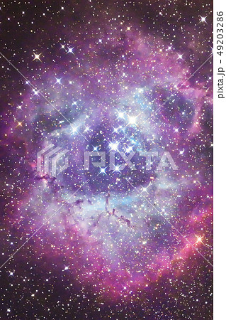 バラ星雲 宇宙の写真素材