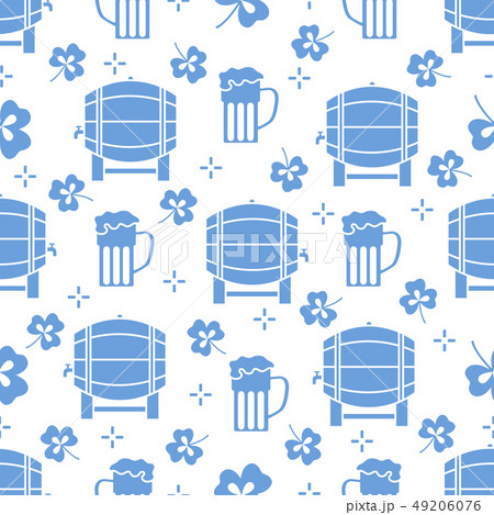 Seamless pattern St. Patrick's Day. Pab. Ireland 49206076