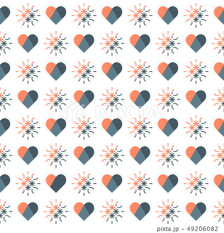 Seamless pattern with hearts Valentine's Day 49206082