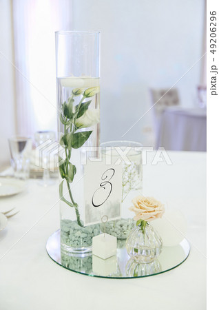 table set for wedding or another catered event table set for wedding or another catered event 49206296
