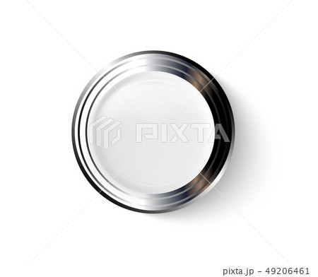 Realistic Metal and Plastic Button 49206461