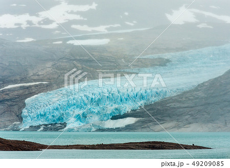 Lake Svartisvatnet and  Svartisen Glacier, Norway 49209085