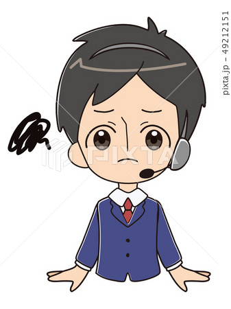 困惑　悩む 49212151