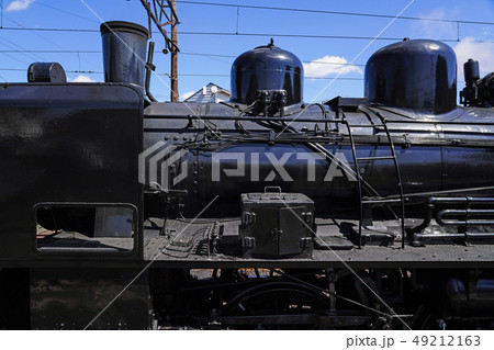 大井川鐵道　新金谷駅に停車中のSL、C5644 49212163