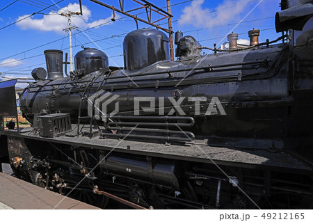 大井川鐵道　新金谷駅に停車中のSL、C5644 49212165