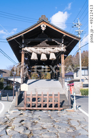 長野県　諏訪大社下社　春宮　下馬橋（げばばし）  49212413