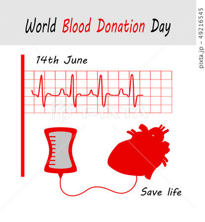 Vector Illustration for 14th June, blood donor day 49216545