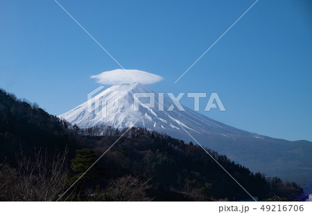 Fuji mountain and Kawaguchiko lake 49216706
