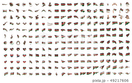 very big collection of vector flags of the Kenya 49217606