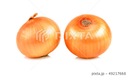 yellow onion isolated on white background 49217668