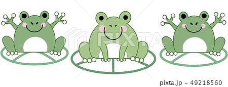 かえるたち（色彩　薄め） 49218560