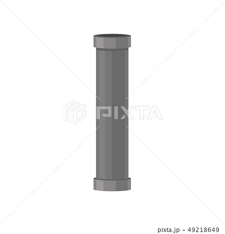 Plastic water pipe on white background. Plumbing concept. 49218649