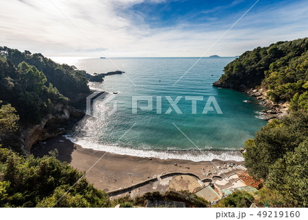 Small bay in the Gulf of La Spezia - Mediterranean 49219160