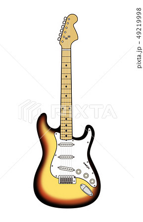 エレキギター Electric Guitarのイラスト素材 49219998 Pixta