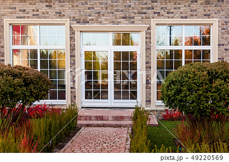 storefront with large windows storefront with large windows 49220569