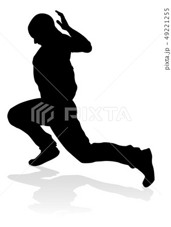Street Dance Dancer Silhouette Street Dance Dancer Silhouette 49221255