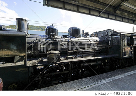 大井川鐵道　新金谷駅に停車中のSL、C5644 49221386