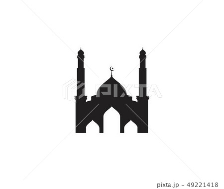 Mosque Moslem icon vector Illustration Mosque Moslem icon vector Illustration 49221418