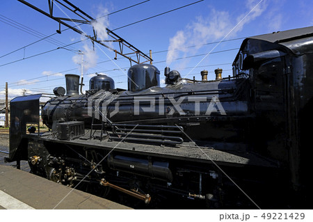 大井川鐵道　新金谷駅に停車中のSL、C5644 49221429