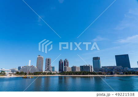 お台場 おだいばビーチからの風景 お台場 おだいばビーチからの風景 49221538