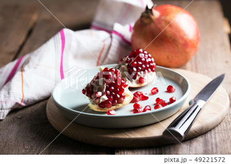 beautiful big pomegranate 49221572
