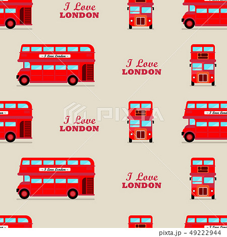 London city bus seamless pattern 49222944