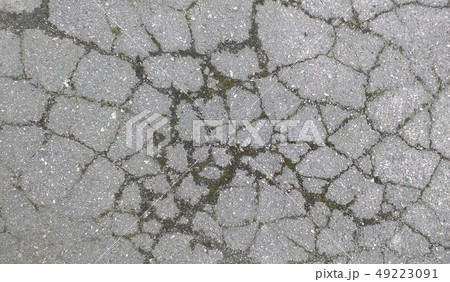 Old asphalt texture. Cracked road background 49223091