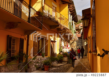 Mergozzo, Piedmont, Italy. March 2019, old town Mergozzo, Piedmont, Italy. March 2019, old town 49223887