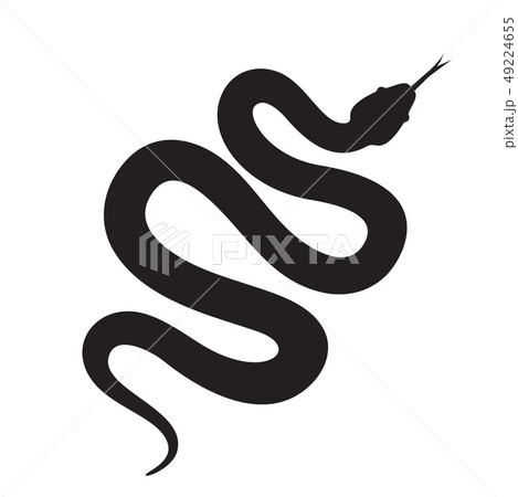 Snake Vector Icon Long Cobra Python Snakeのイラスト素材