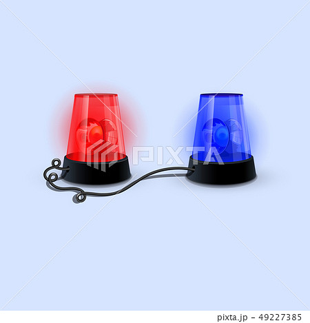 Two Police Flasher Sirens Set Two Police Flasher Sirens Set 49227385