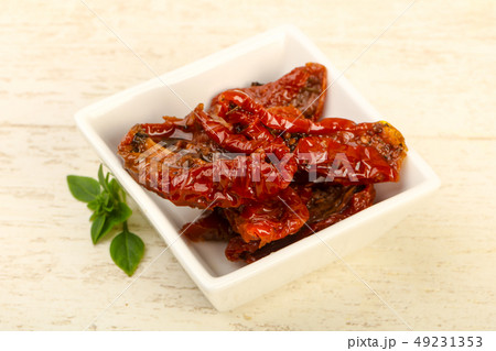 Dried tomato in olive oil 49231353